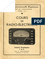 Cours de Radio-Électricité de 1 à 5 - E. KUCHARSKI - École Prof. Sup.