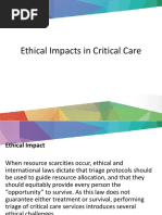 Ethics in Critical Care