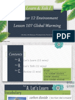 Lesson 107 Global Warming