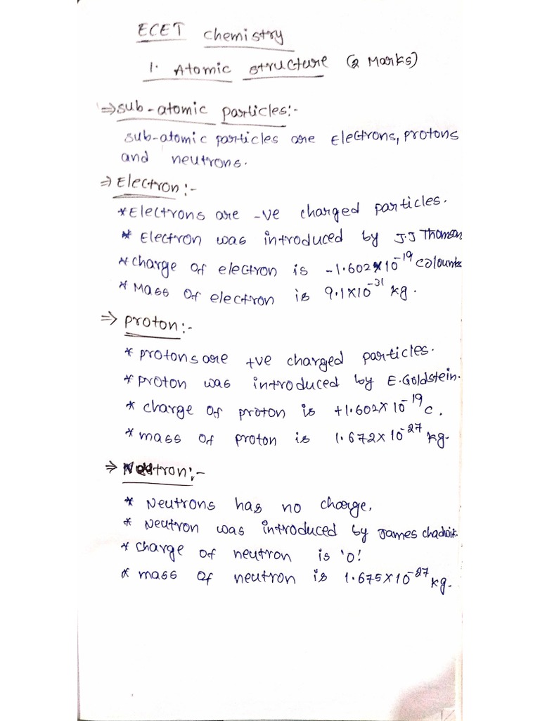 Chemistry 1 Lesson Part 1 | PDF