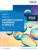 Specification Accredited Gcse Gateway Science Suite Combined Science A j250