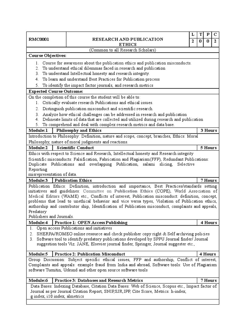 Introduction To Counseling And Ethics Syllabus