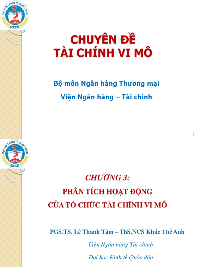 Chương 3 Phân Tích Ho T Đ NG C A T CH C TCVM | PDF