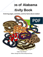 Alabama Snakes Acitivity Book