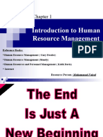 Introduction To Human Resource Management