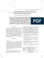 Determinación de La Importancia Del Flujo Inverso en La Arteria Carótida Interna