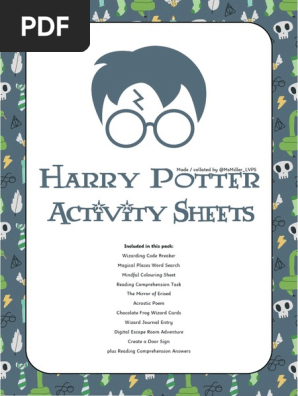 [477188]Harry Potter Activity Sheets
