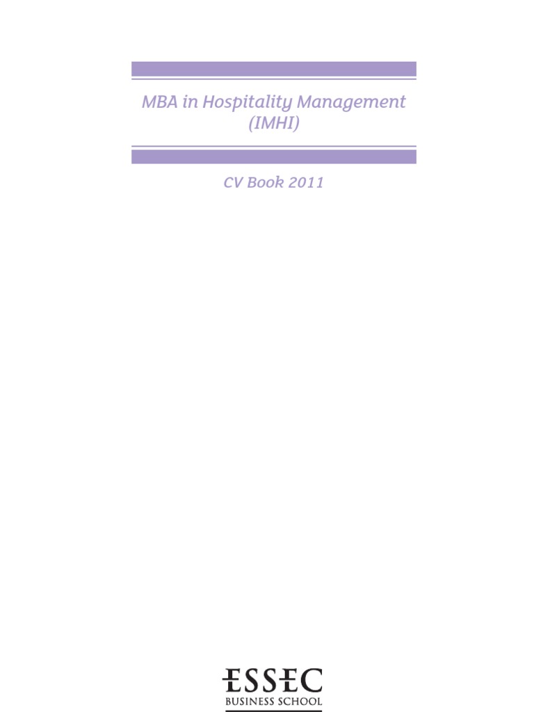 CV Book | PDF | Master Of Business Administration | Invoice