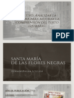 Análisis Santa María de Las Flores Negras
