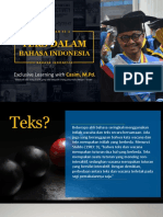 Pertemuan 3 - Teks Dalam Bahasa Indonesia