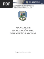 Evaluación Del Desempeño Laboral-AMAC-Actualizado Al 31 de Marzo 2017