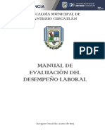 Evaluación Del Desempeño Laboral-AMAC-Actualizado Al 31 de Marzo 2017