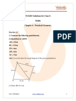 Ncert Solutions Class 8 Maths Chapter 4 Practical Geometry