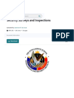 Security Surveys and Inspections - PDF - Counterintelligence - Classified Information