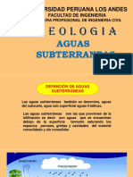 GEOLOGIA Clase XIII - AGUAS SUBTERRANEAS PDF