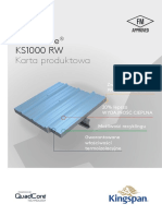 Kingspan KS1000 RW QuadCore Dach Karta Produktowa PL 202206 v4