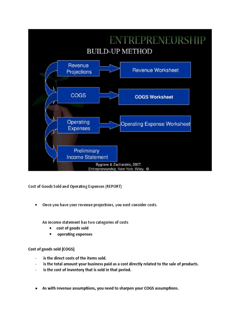 COGS vs. Operating Expenses Explained | PDF | Cost Of Goods Sold | Cost