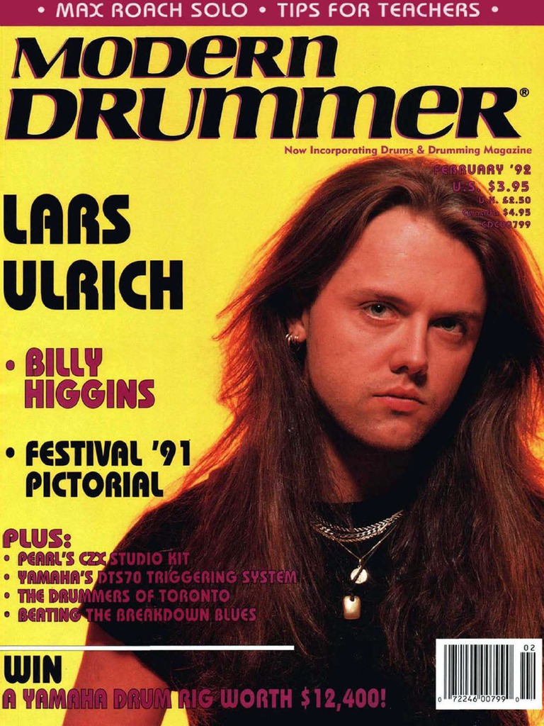 Modern Drummer Magazine Febbraio 1992 PDF Drum Kit Drum