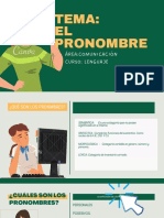 Tema El Pronombre