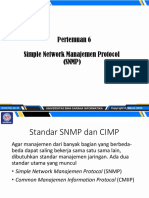 Pertemuan 6 Simple Network Manajemen Protocol (SNMP)