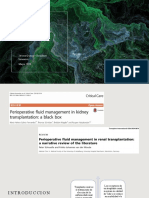 Manejo de Fuidos en Peritrasplantew Renal