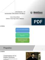 Las Monarquías Autoritarias y El Nacimiento Del Estado Moderno