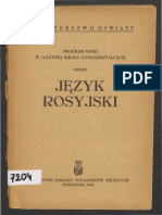 Język Rosyjski Program Nauki W 11 Letniej Szkole