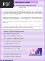 Grade 7 ELA TCAP Practice Test | PDF | Ice