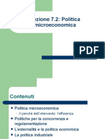 Lezione 7.2 Politica Microeconomica (2)