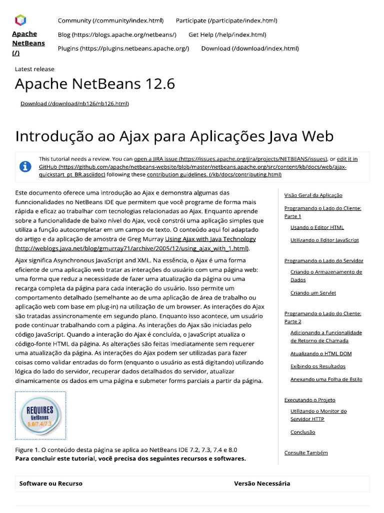 Introdução Ao Ajax para Aplicações Java Web | PDF