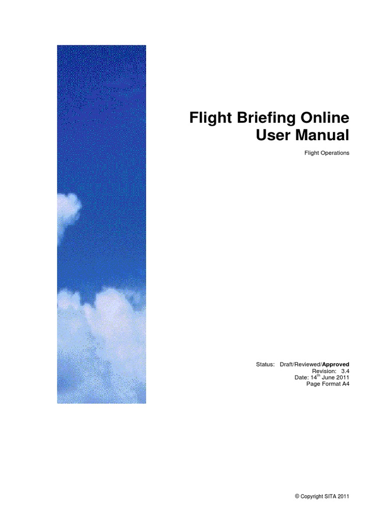 Fbol User Manual V3.4 | PDF | Precipitation | Airport