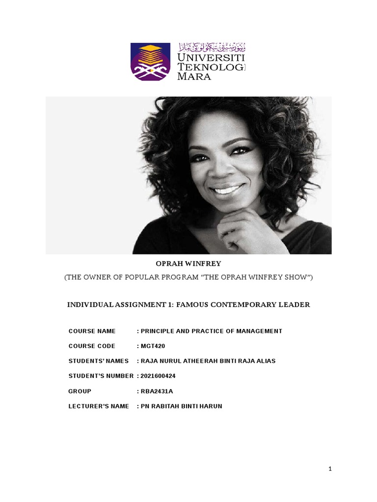 Oprahs Leadership Style The Inspirational Life And Impact Of Oprah Winfrey - j12xsob