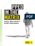 Trapped in The Matrix Amnesty Report