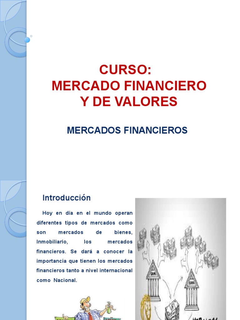 Importancia de los Mercados Financieros | PDF