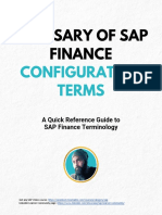 Glossary of SAP Finance Configuration Terms