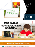 Mga+Isyung+Pang Edukasyon