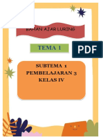 Bahan Ajar Kelas 4 Tema 1 Subtema 1 Pembelajaran 3