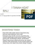 Hukum Tanah Adat Bali