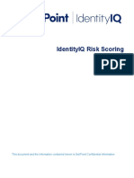 8.2 IdentityIQ Risk Scoring