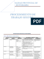 PROCEDIMIENTOS DE TRABAJO SEGURO MUNI MOYOBAMBA