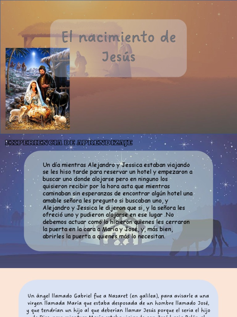 El Nacimiento de Jesús | PDF