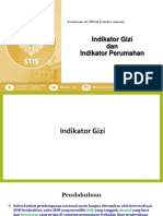 Pertemuan 10 Indikator Gizi Dan Indikator Perumahan