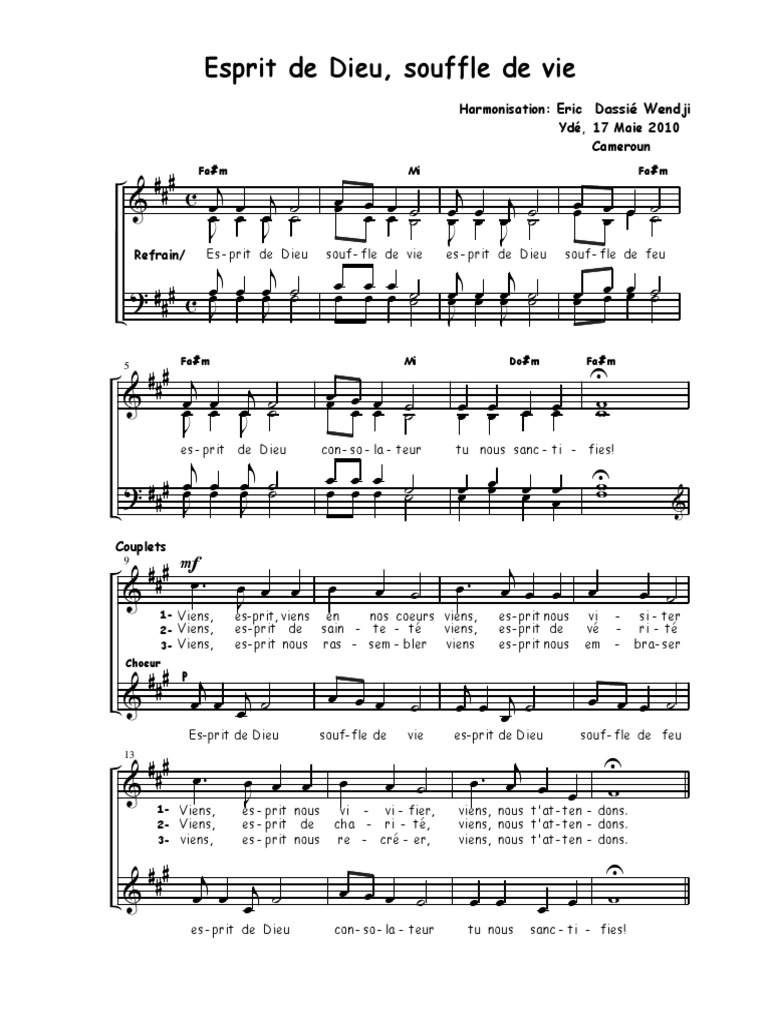 Esprit de Dieu Souffle de Vie 23055 PDF