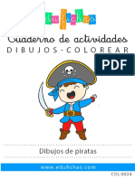 COL0024 Dibujos de Piratas Edufichas