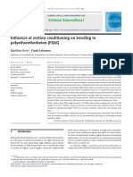 Influence of Surface Conditioning On Bonding To Polyetheretherketon-1