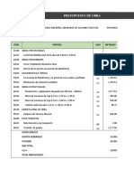 Ejercicio 01 Valorizaciones