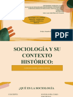 Sociología y Su Contexto Histórico