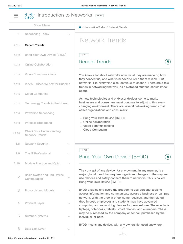 Understanding Network Trends Today | PDF | Computer Network | Cloud ...