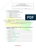 4.3 Ficha Formativa - Comp. Obliquo, Predicativo Do Sujeito e Vocativo