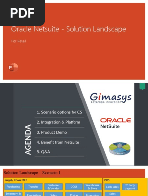 Oracle Netsuite Product Demo